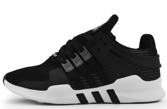 Кроссовки ADIDAS Equipment Support Adv Core Black White  черные