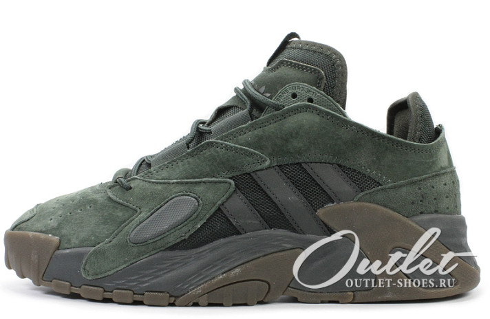 Кроссовки Adidas Streetball Green Legend Earth EF6989 зеленые