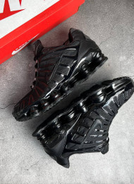 Кроссовки Nike Shox TL Black Hematite живое фото 1