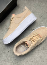 Кроссовки Nike Air Force 1 Low Sage Particle Beige живое фото 2