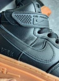 Кроссовки Nike Air Force 1 High Boot Gore-Tex Black Toffy живое фото 3